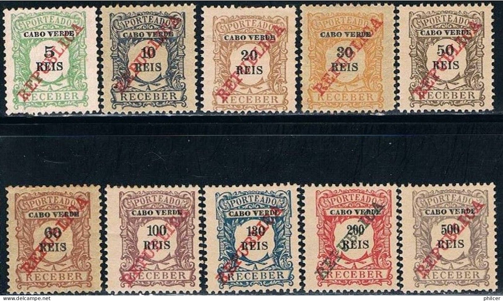 Cabo Verde, 1911, # 11/20, MH And MNG - Cape Verde