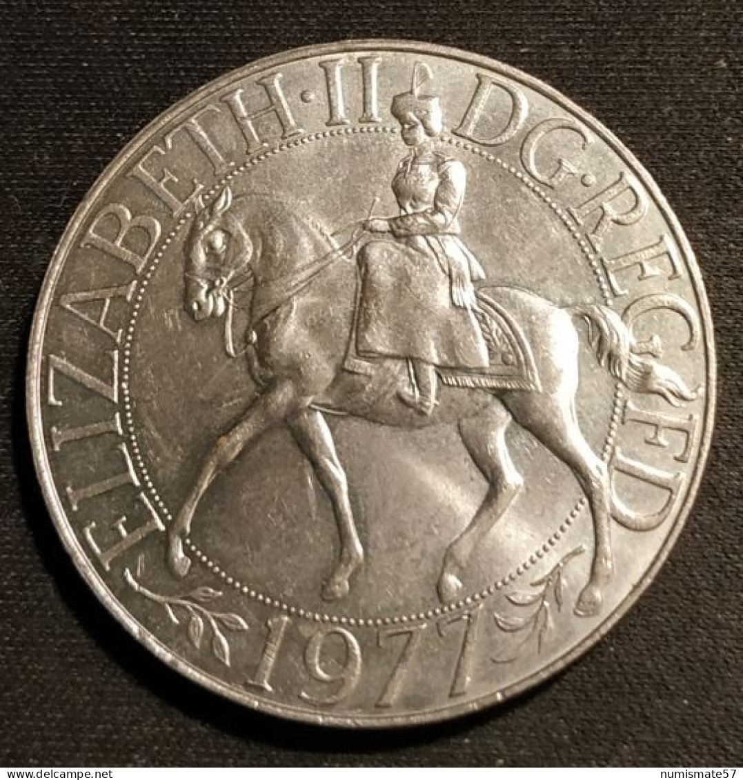 GRANDE BRETAGNE - 25 PENCE 1977 - Jubilé D'argent De Règne - KM 920 - ( Great Britain ) - 25 New Pence