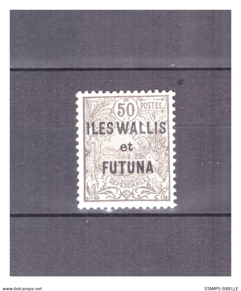 WALLIS  ET  FUTUNA   . N ° 25  .  50  C    GRIS     . NEUF  * . SUPERBE . - Ongebruikt