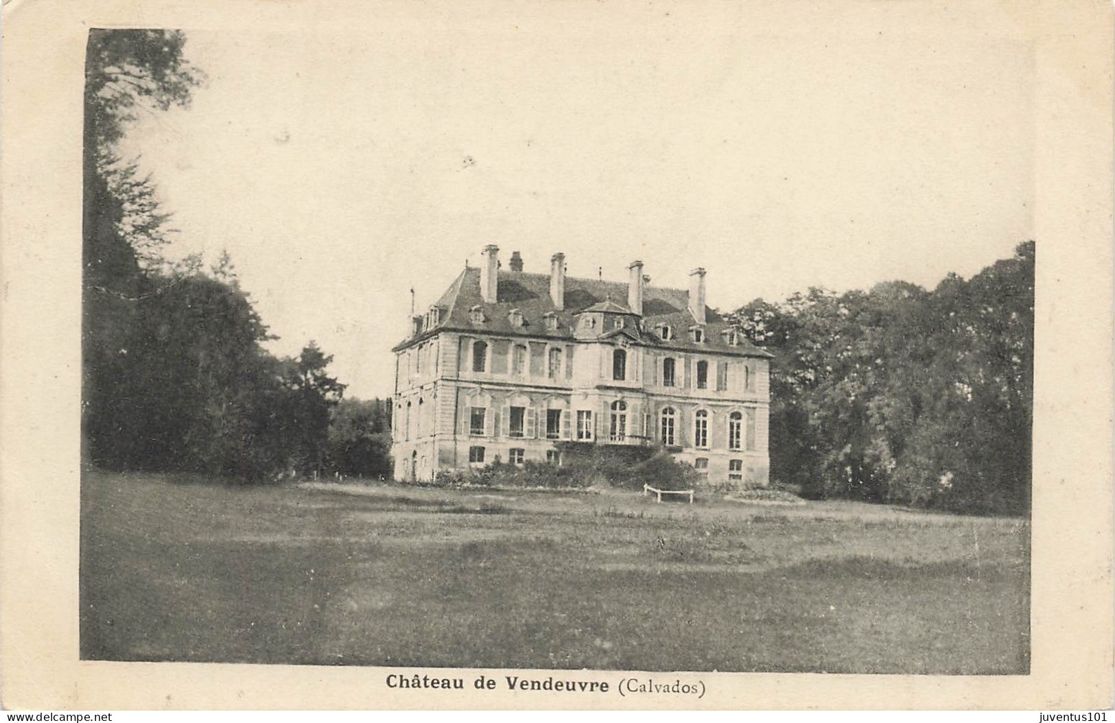 CPA Château De Vendeuvre-Timbre-RARE Visuel      L2917 - Andere & Zonder Classificatie