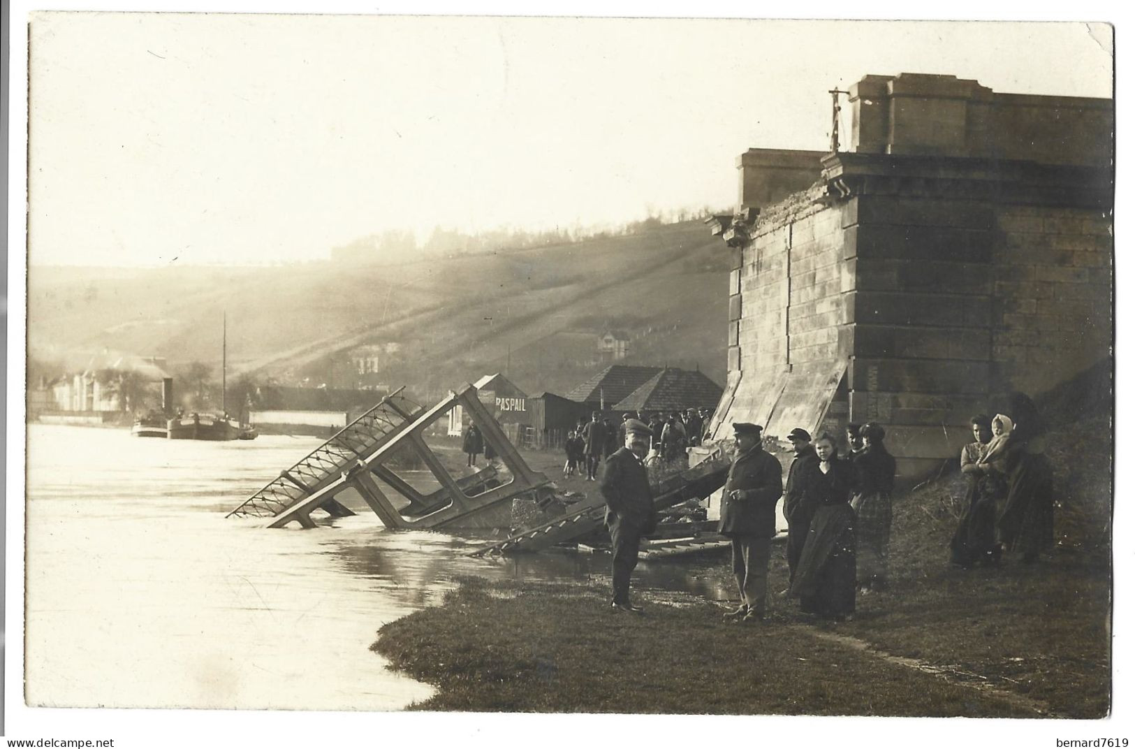 27   Saint Pierre Du Vauvray - Carte Photo - Accident Pont Ecroule - 1913 - Altri & Non Classificati