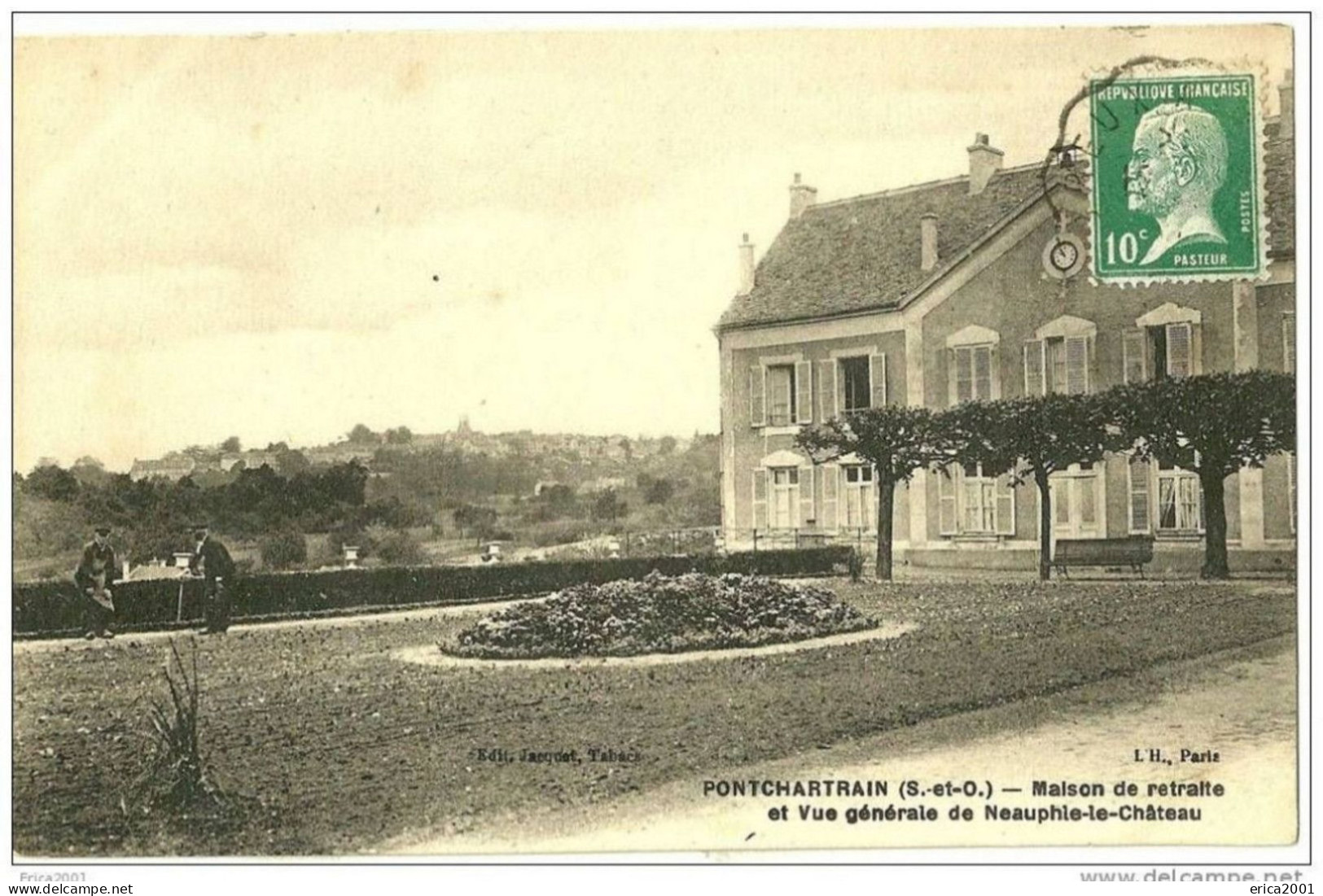 Autres & Non Classés. Pontchartrain .   Maison De Retraite De Pontchartrain Et Vue Sur Neauphle-le-Chateau. - Altri & Non Classificati