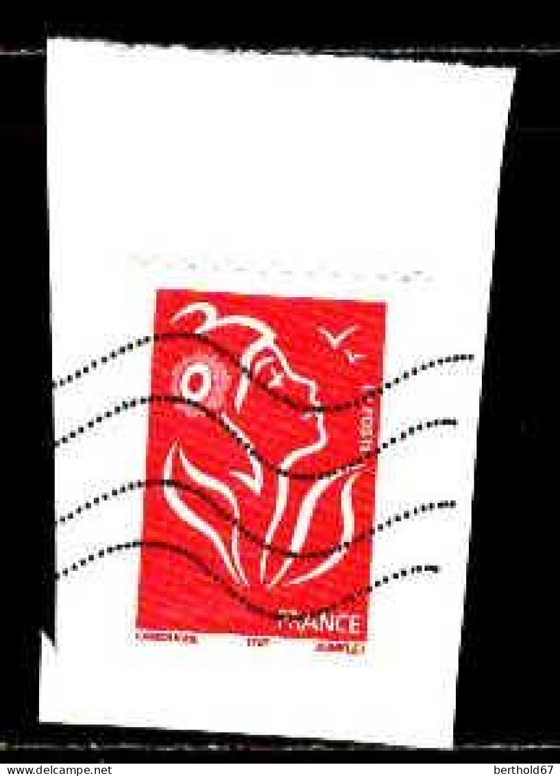 France Poste Obl Yv:3743 Mi:3887IC Marianne De Lamouche ITVF (Lign.Ondulées) Sur Fragment - Usados