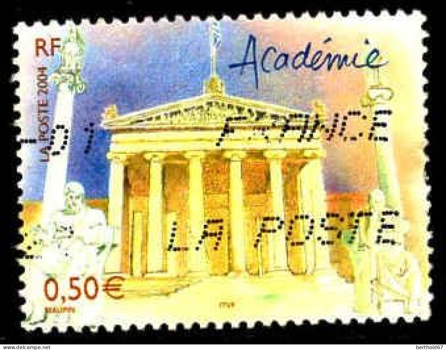 France Poste Obl Yv:3718 Mi:3868 Académie (Obl.mécanique) - Oblitérés