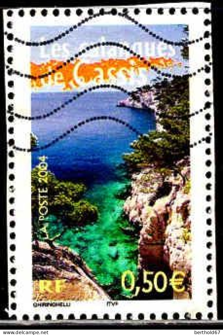 France Poste Obl Yv:3708 Mi:3856 Les Calanques De Cassis (Lign.Ondulées) - Gebraucht