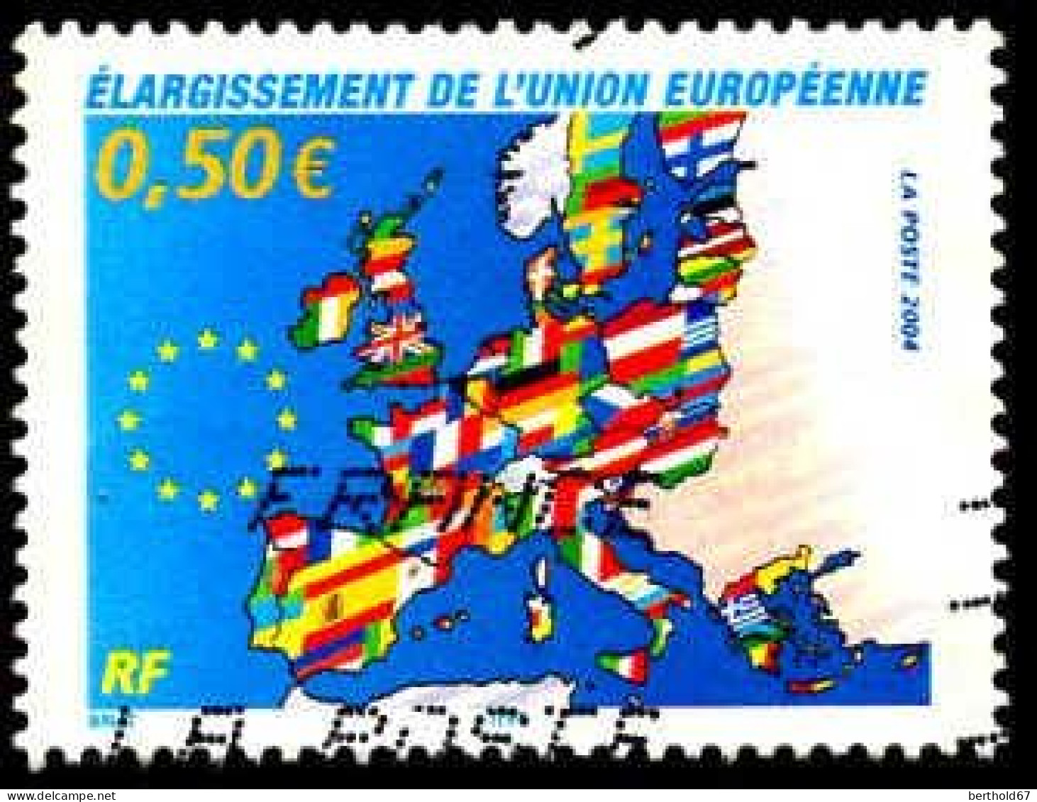 France Poste Obl Yv:3666 Mi:3710 Elargissement De L'Union Européenne (Obl.mécanique) - Gebraucht