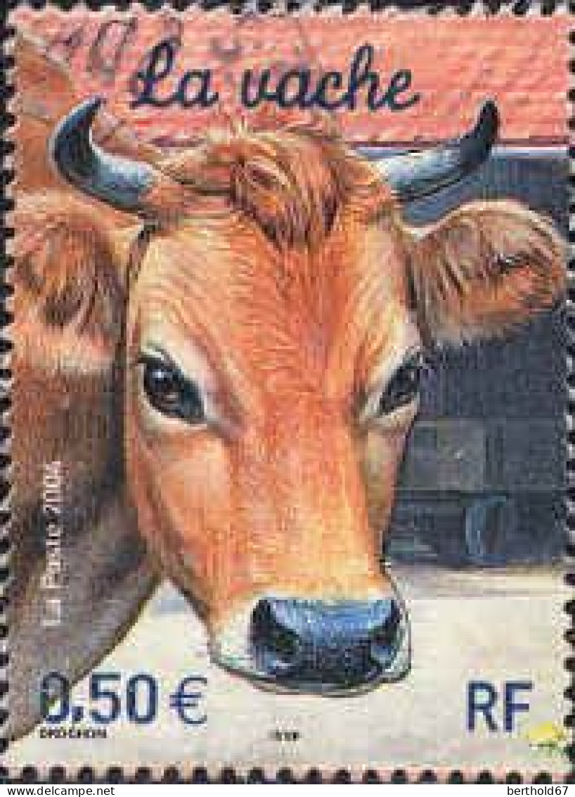 France Poste Obl Yv:3664 Mi:3807 La Vache (cachet Rond) - Used Stamps