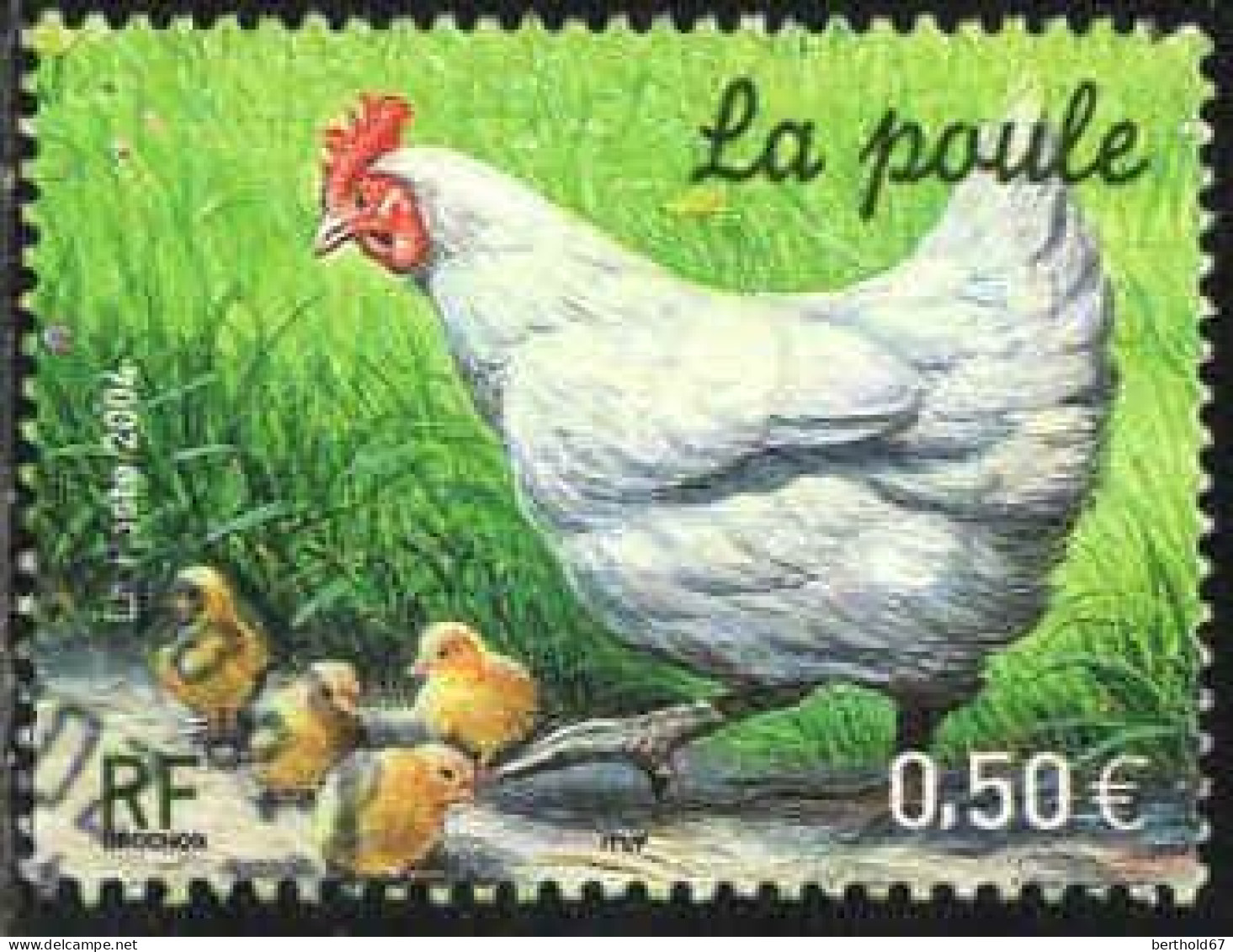 France Poste Obl Yv:3663 Mi:3806 La Poule (Beau Cachet Rond) - Used Stamps