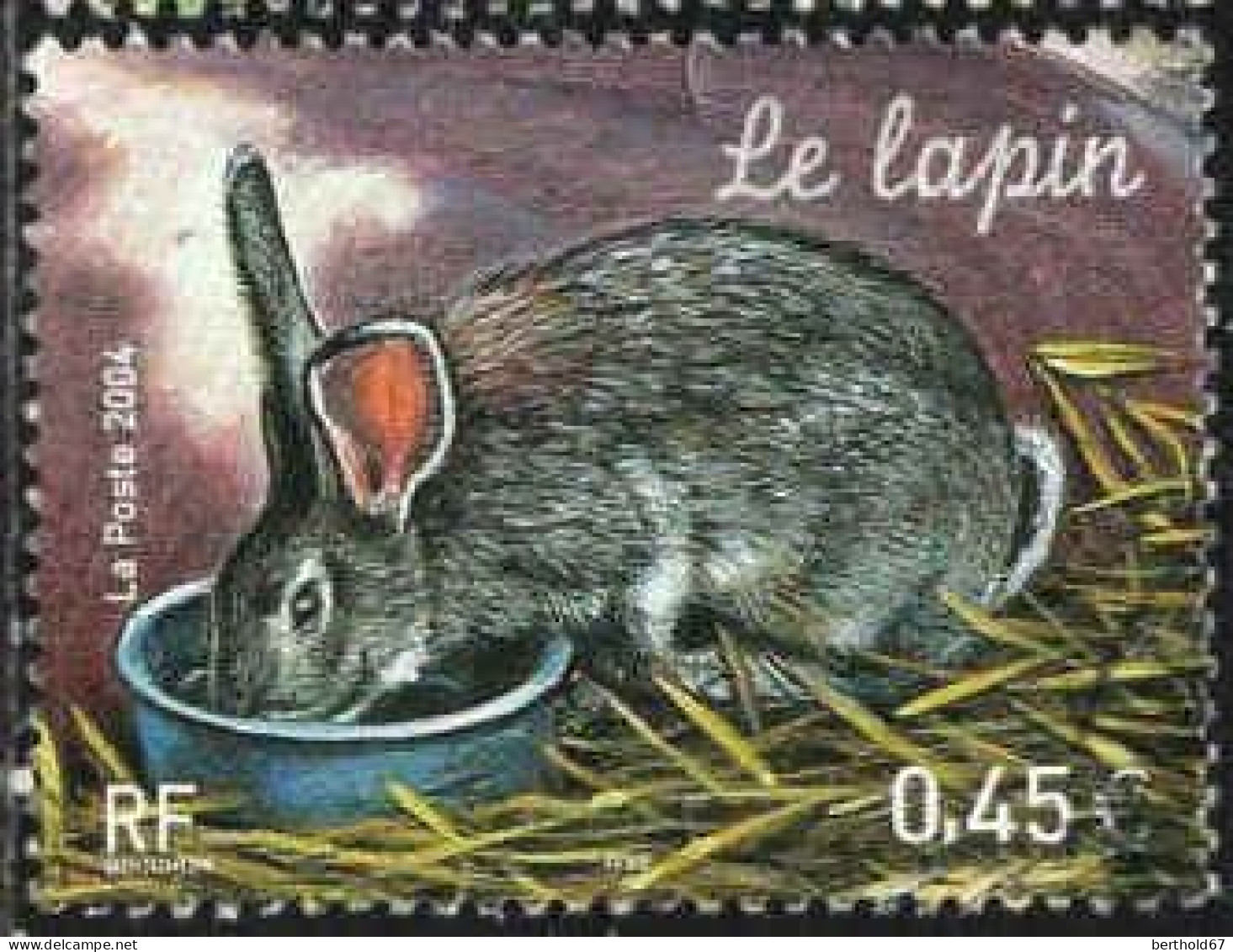 France Poste Obl Yv:3662 Mi:3805 Le Lapin (Beau Cachet Rond) - Used Stamps