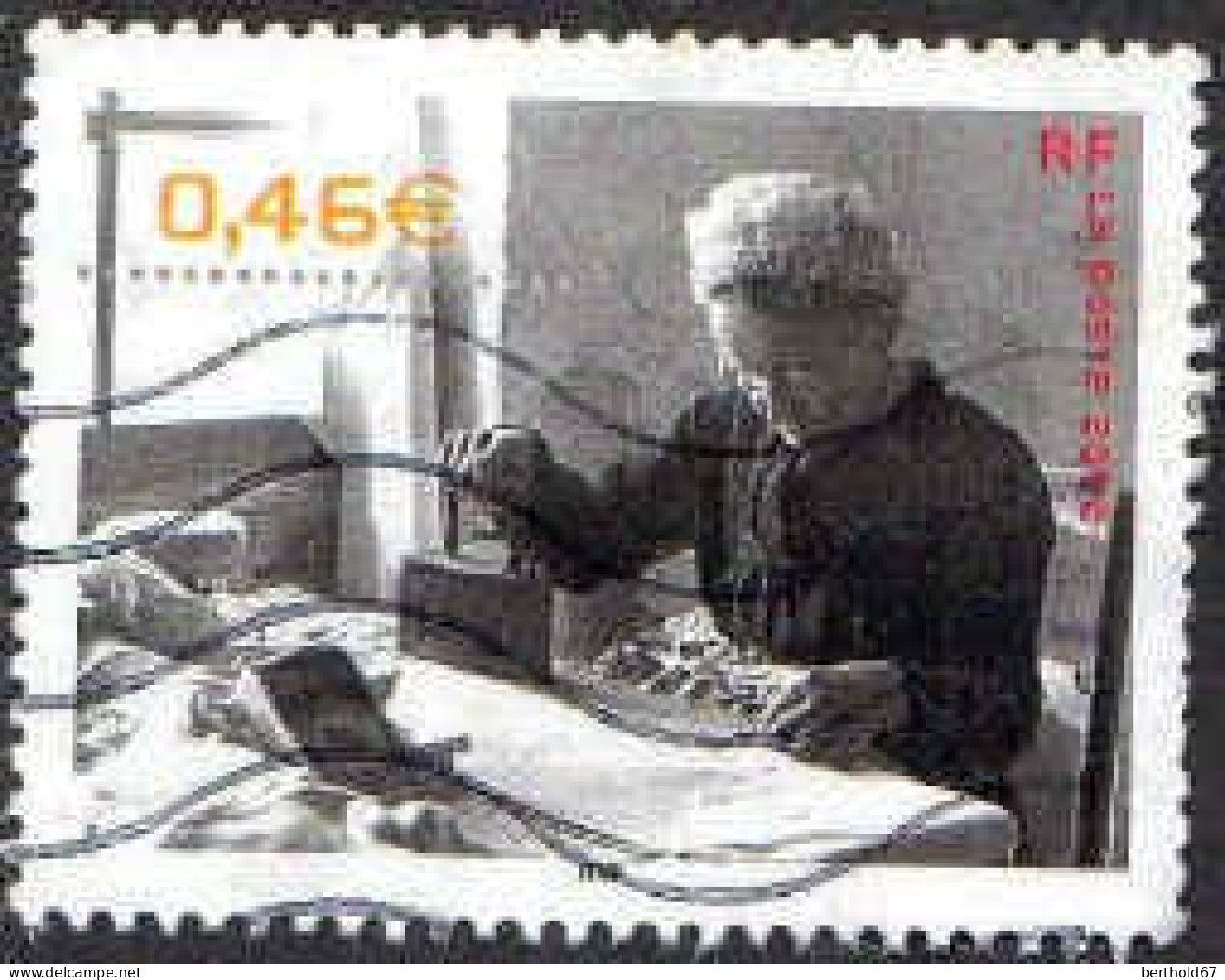 France Poste Obl Yv:3523 Louise La Repasseuse (Lignes Ondulées) - Used Stamps