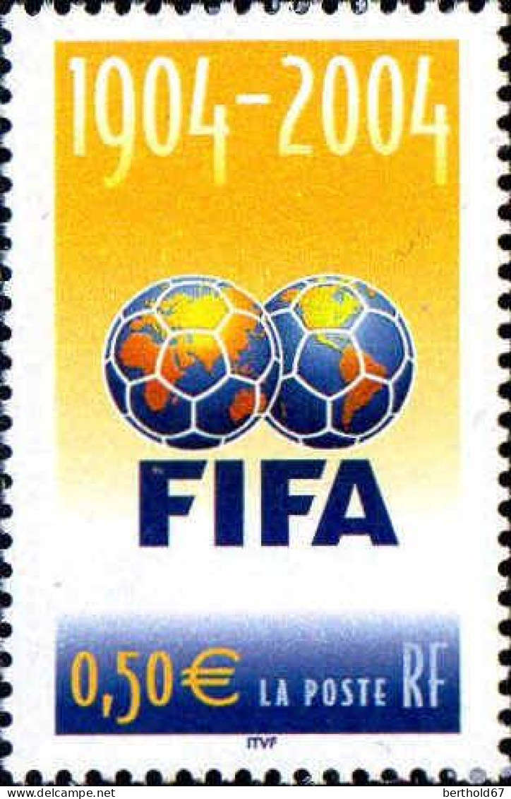 France Poste N** Yv:3671 Mi:3815 Centenaire De La FIFA - Nuevos