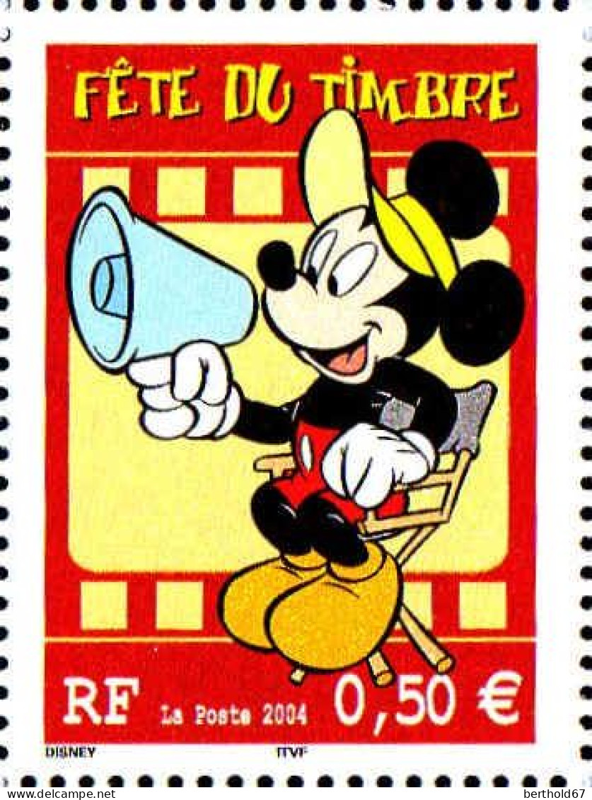 France Poste N** Yv:3641a Mi:3786C Fête Du Timbre Disney Mickey - Ungebraucht