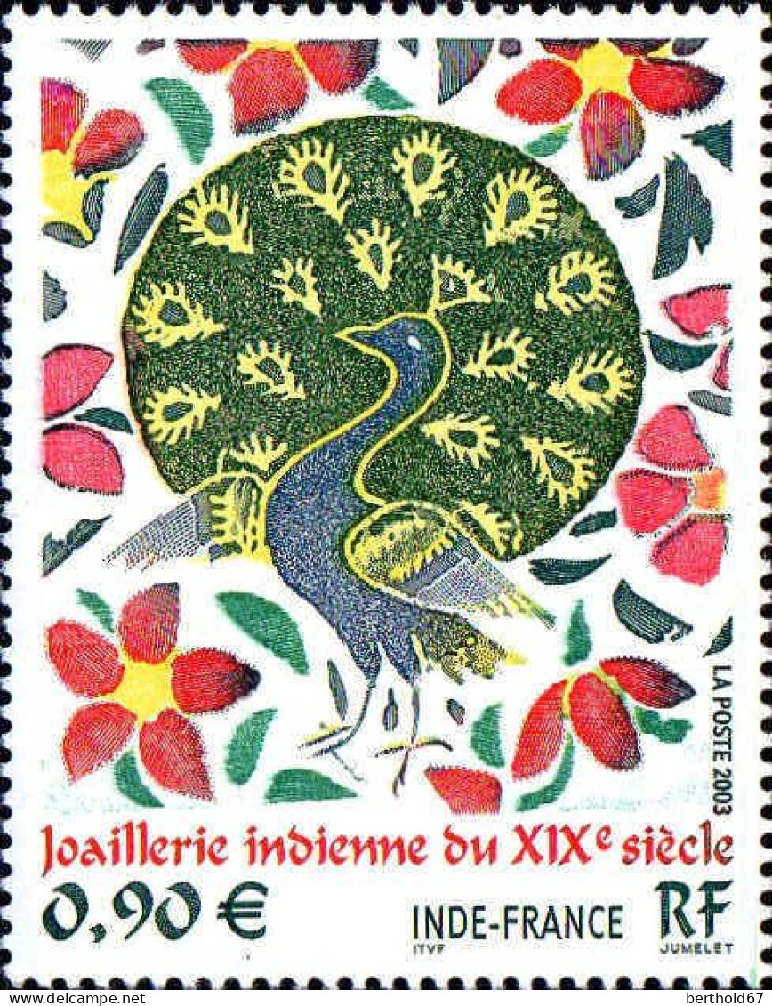 France Poste N** Yv:3630 Mi:3772 Joallerie Indienne - Unused Stamps