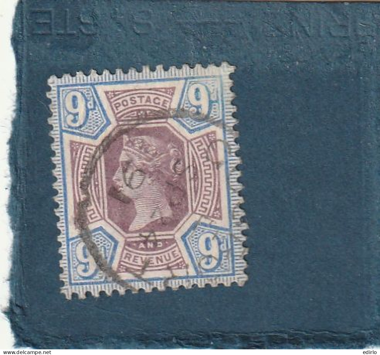 ///   ANGLETERRE ///    N° 101 --- 9 Pence -- Côte 50€ - Used Stamps