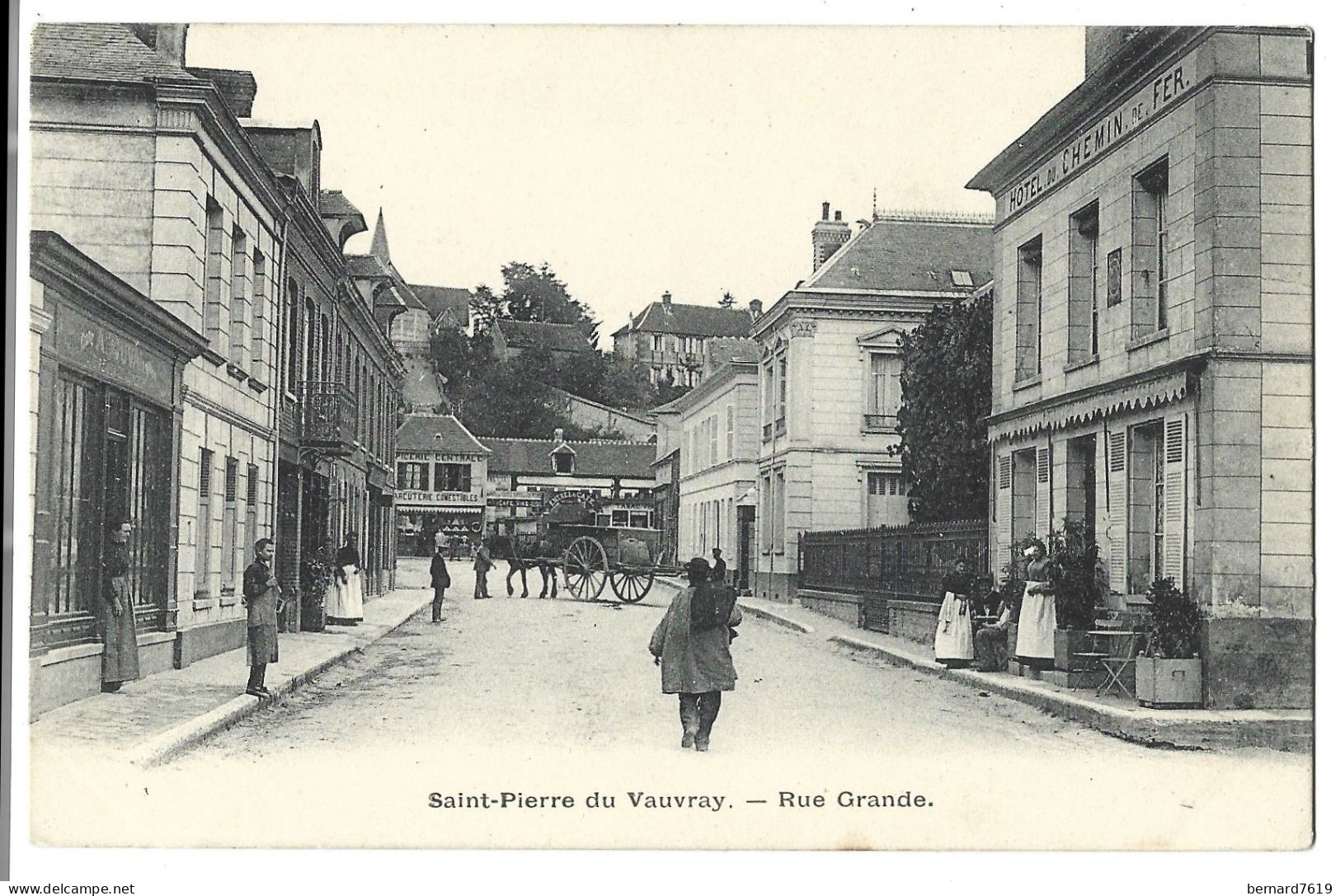 27   Saint Pierre Du Vauvray  - Environs De Louviers - Rue Grande - Autres & Non Classés