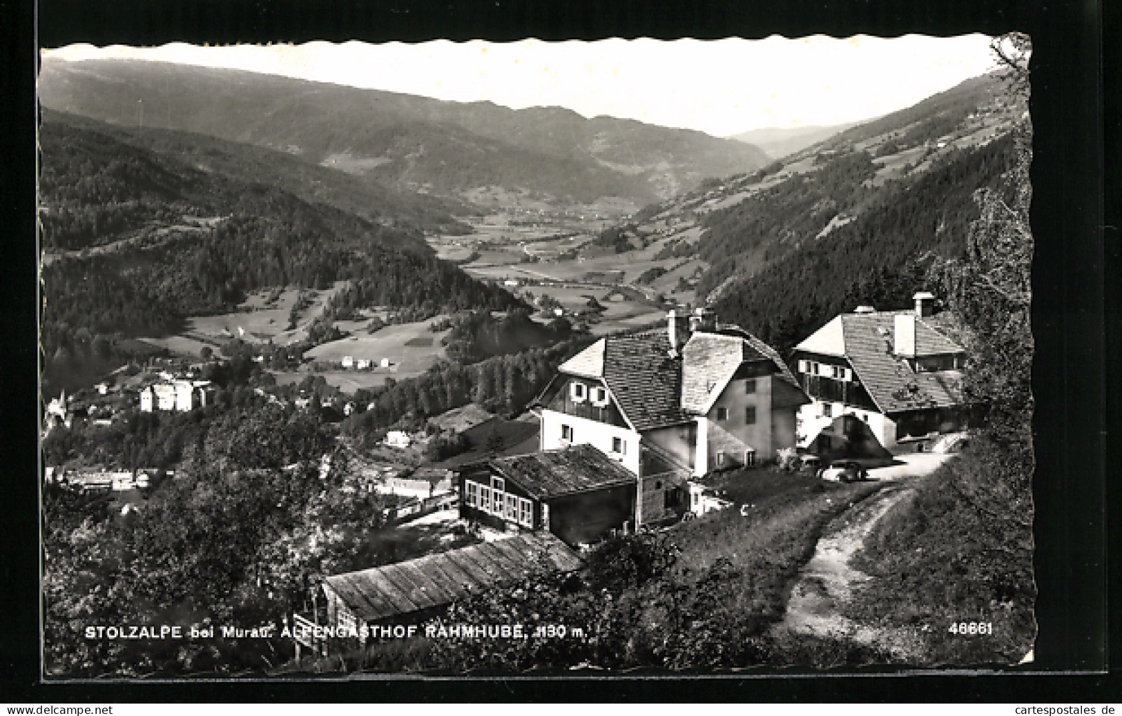 AK Stolzalpe Bei Murau, Alpengasthof Rahmhube Vor Berglandschaft  - Other & Unclassified