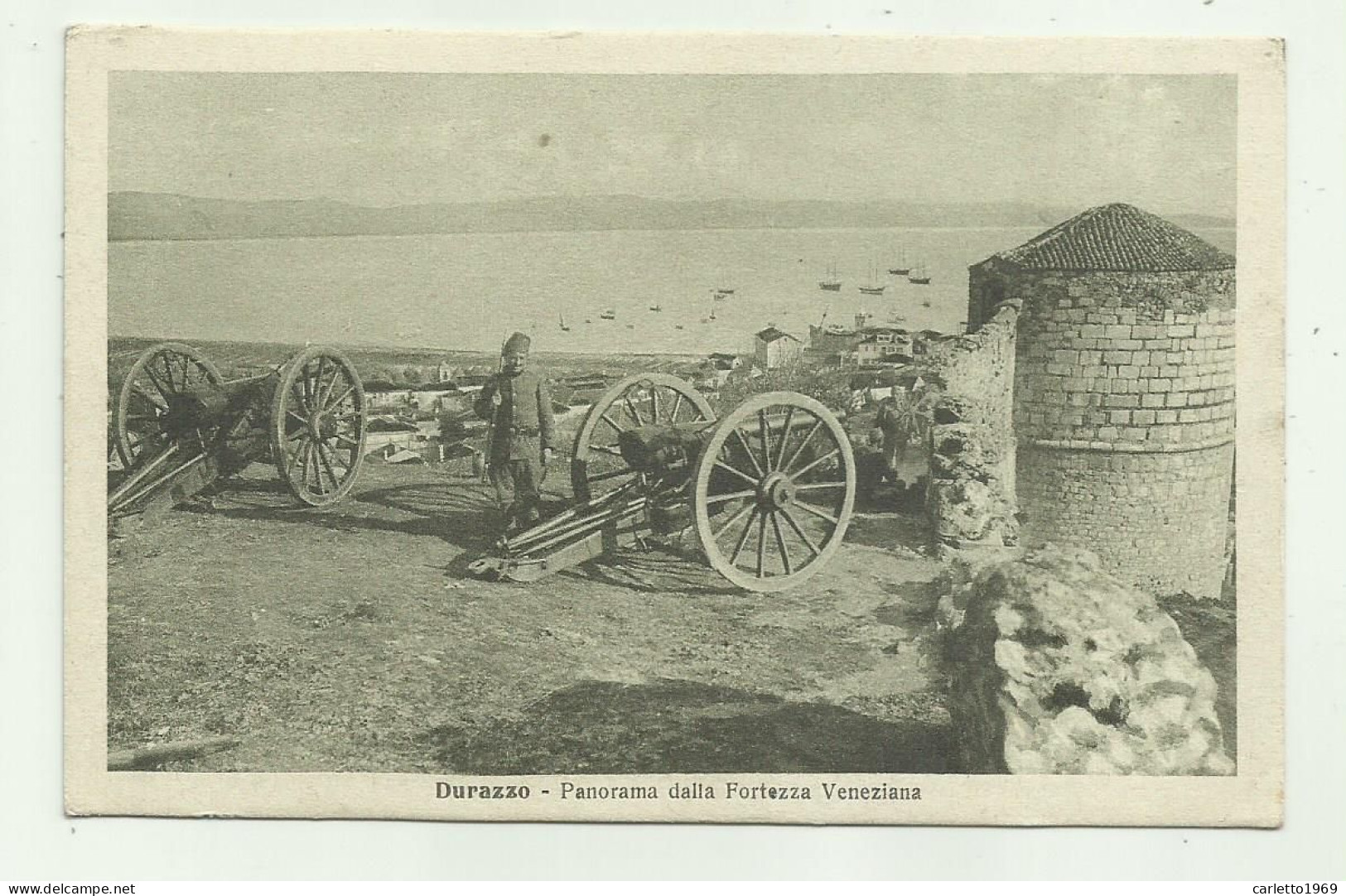 DURAZZO - PANORAMA DALLA FORTEZZA VENEZIANA  - NV FP - Albania