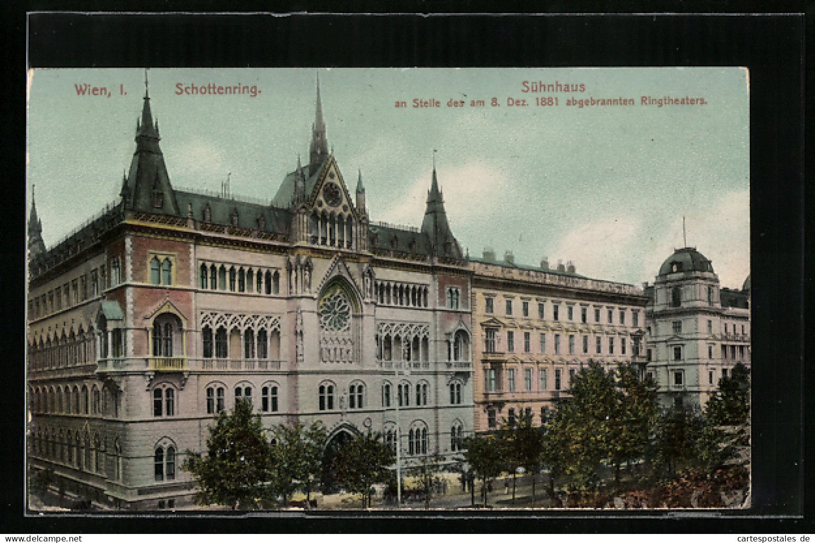 AK Wien, Das Sühnhaus Am Schottenring  - Other & Unclassified