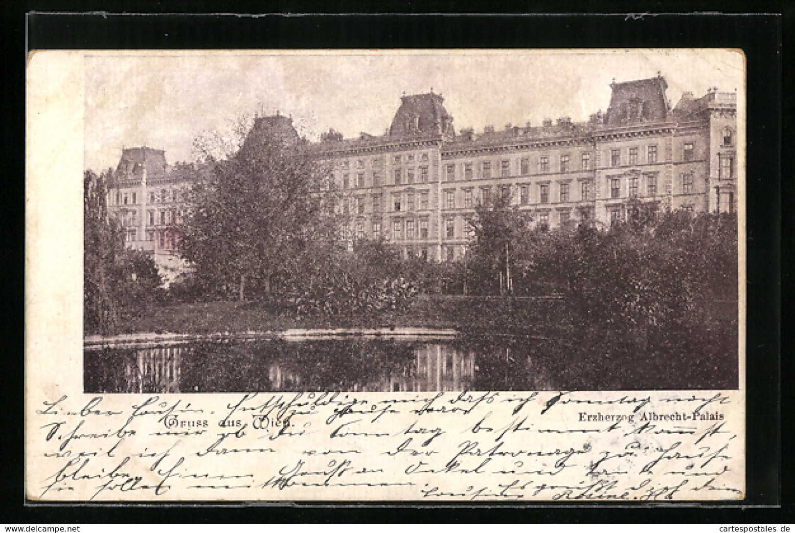 AK Wien, Das Erzherzog-Albrecht-Palais  - Sonstige & Ohne Zuordnung