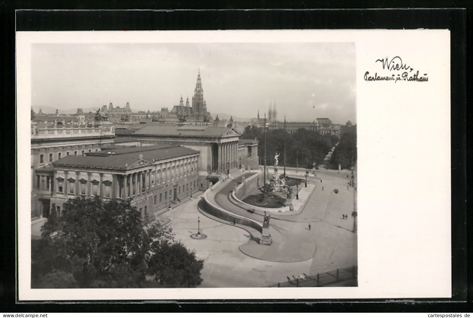 AK Wien, Parlament Und Rathaus  - Altri & Non Classificati