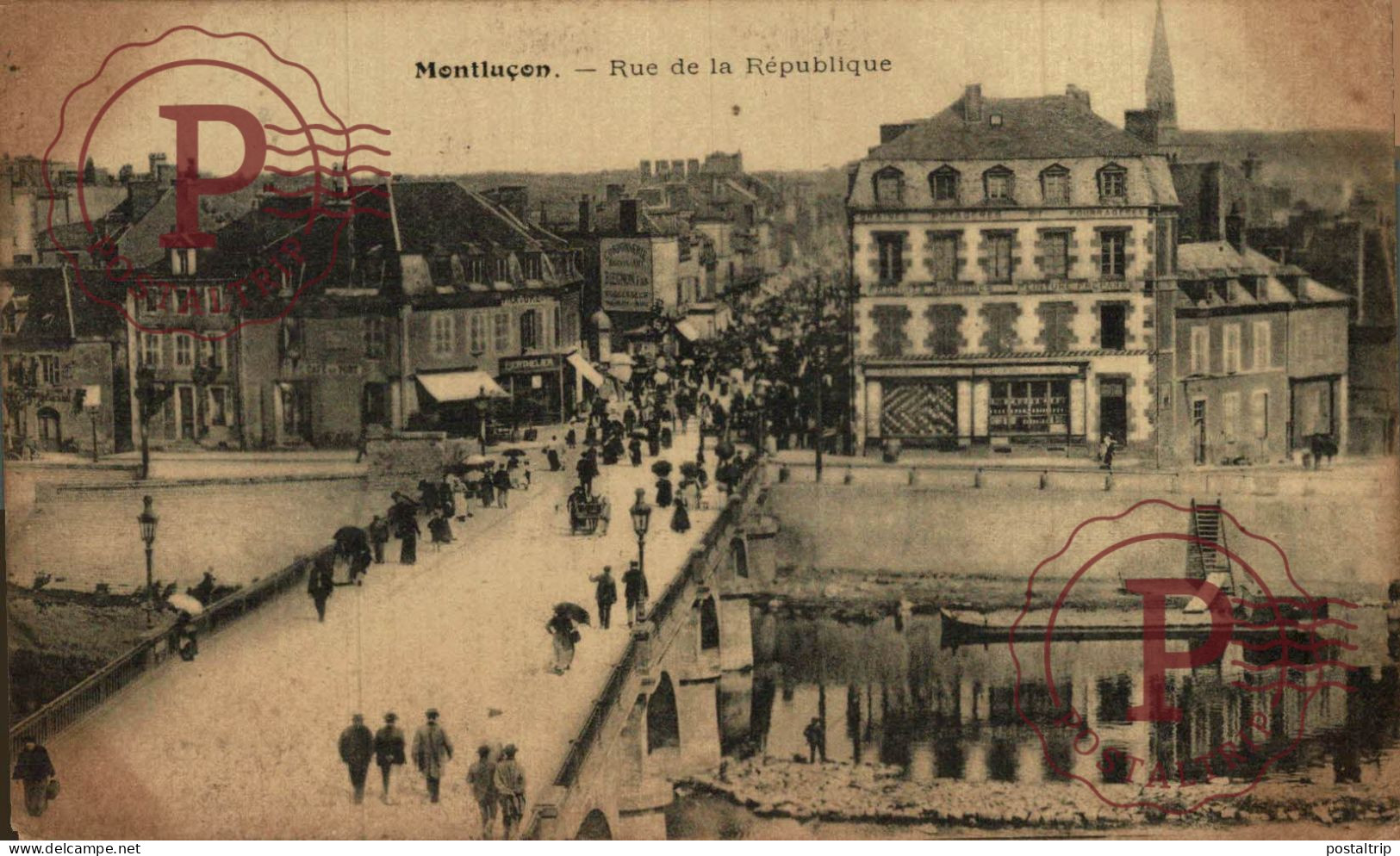 FRANCIA. FRANCE. Montluçon Rue De La Republique - Montlucon