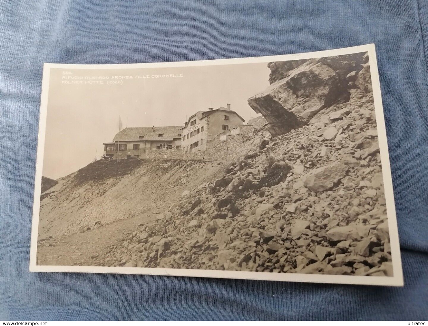 AK "Rifugio Aleardo Fronza Südtirol Ca. 1930, Berghütte" Schöne Postkarte Dolomiten  ORIGINAL CARTE POSTALE - Sonstige & Ohne Zuordnung