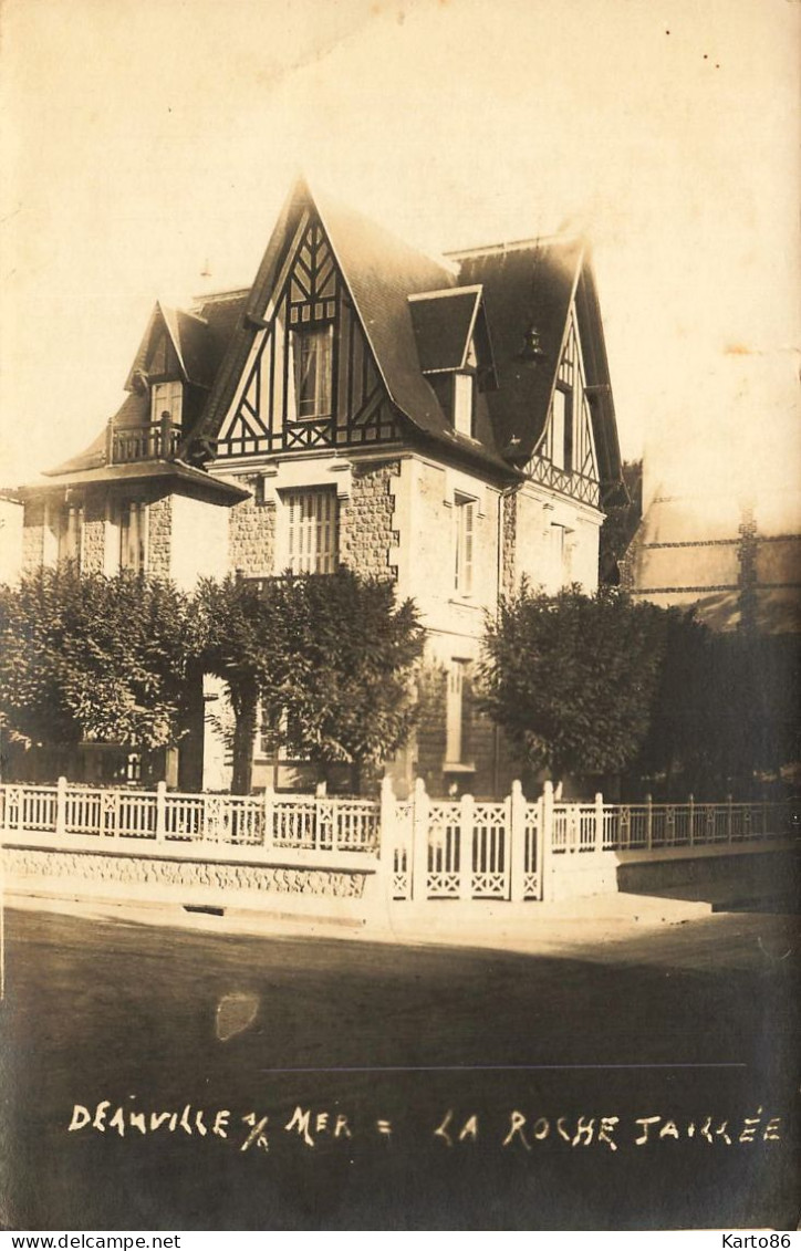 Deauville Sur Mer * Carte Photo * Villa LA ROCHE TAILLEE * Villa La Roche Taillée VILLA - Deauville