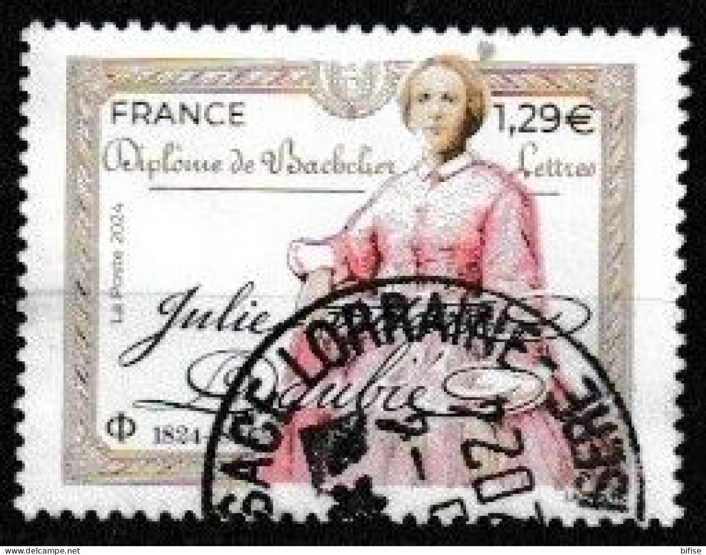 FRANCIA 2024 - Julie-Victoire Daubie - YV 5756 - Cachet Rond - Usati