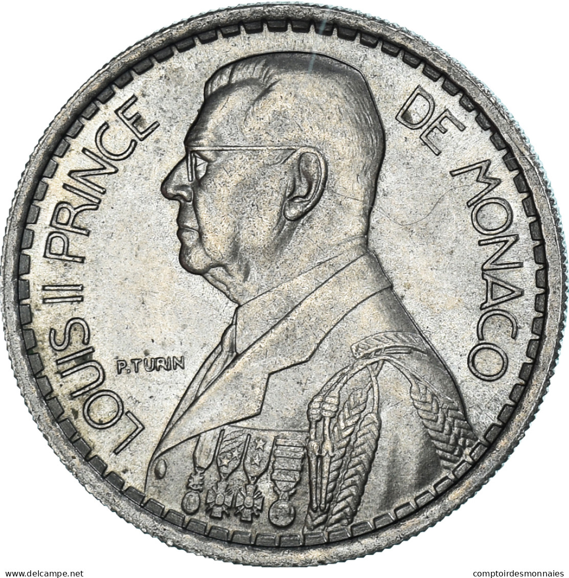 Monnaie, Monaco, 10 Francs, 1946, TTB+, Cupro-nickel, Gadoury:MC136, KM:123 - 1922-1949 Louis II