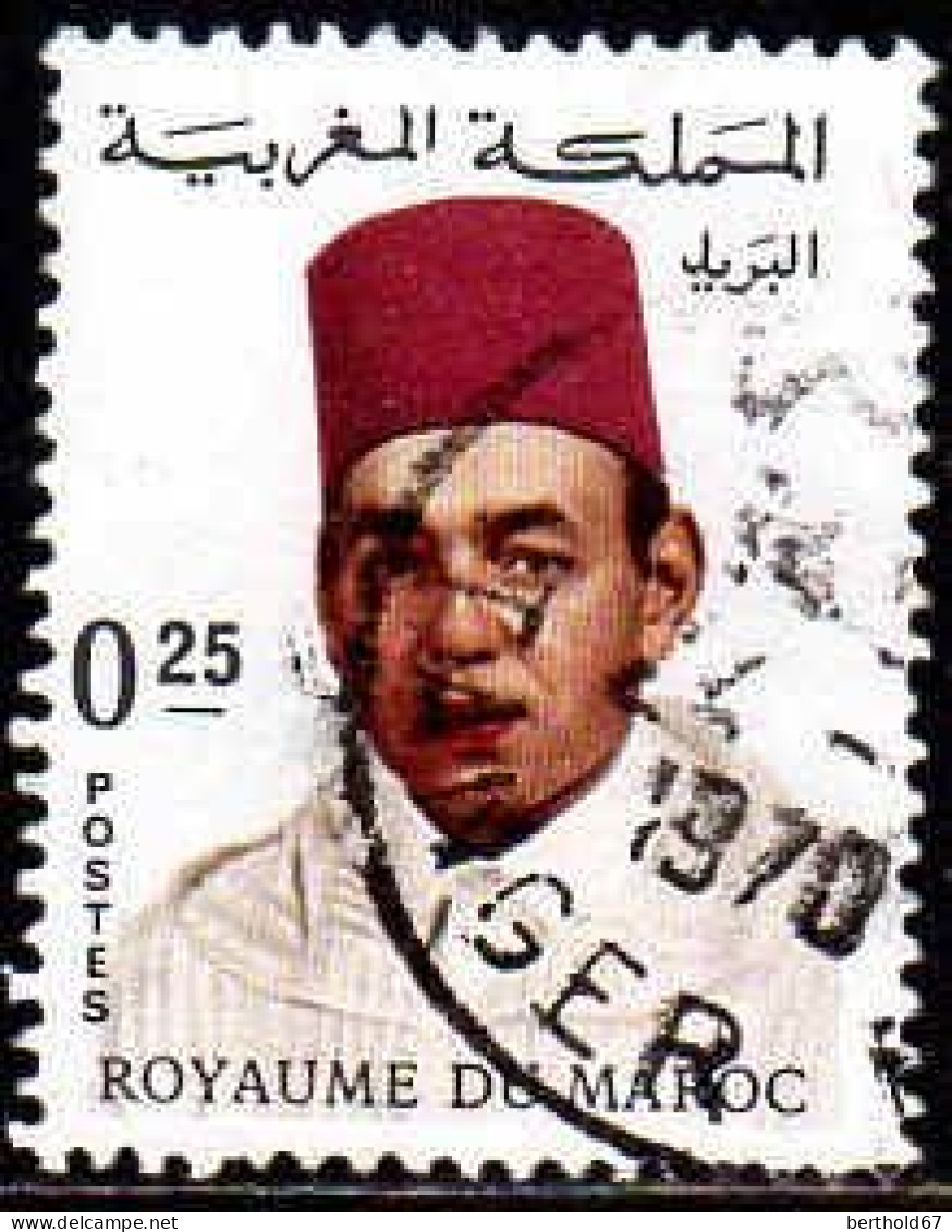 Maroc Poste Obl Yv: 540 Mi:605 Hassan II Burnous (TB Cachet Rond) - Marokko (1956-...)