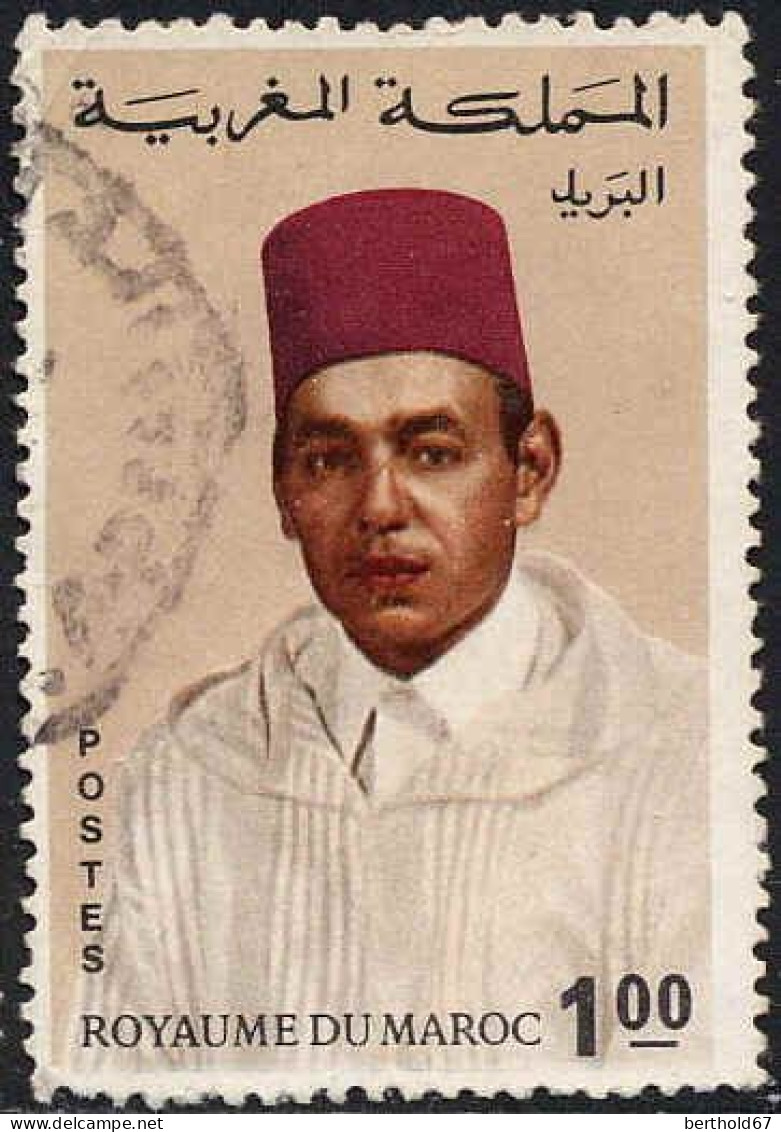 Maroc Poste Obl Yv: 549 Mi 614 Hassan II Trad Gd (cachet Rond) - Marokko (1956-...)