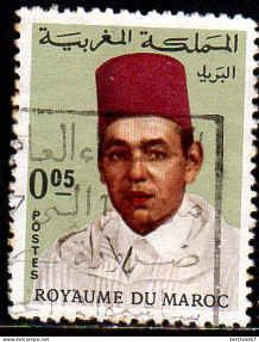 Maroc Poste Obl Yv: 536 Mi:601 Hassan II Burnous (Belle Obl.mécanique) - Marokko (1956-...)