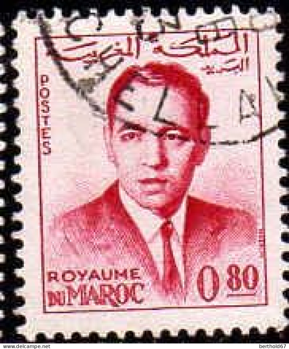 Maroc Poste Obl Yv: 444 Mi:502 Hassan II (TB Cachet Rond) - Morocco (1956-...)
