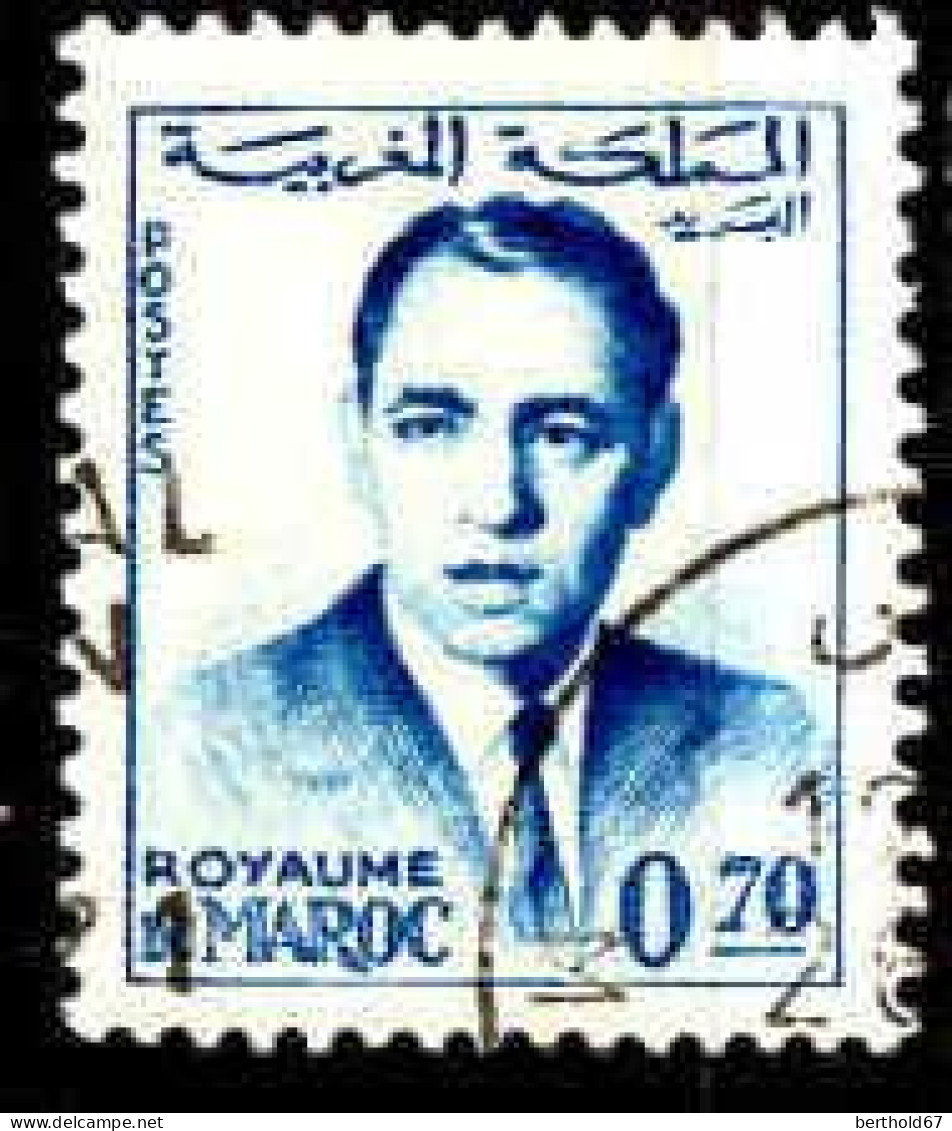 Maroc Poste Obl Yv: 443 Mi:501 Hassan II (TB Cachet Rond) - Marokko (1956-...)