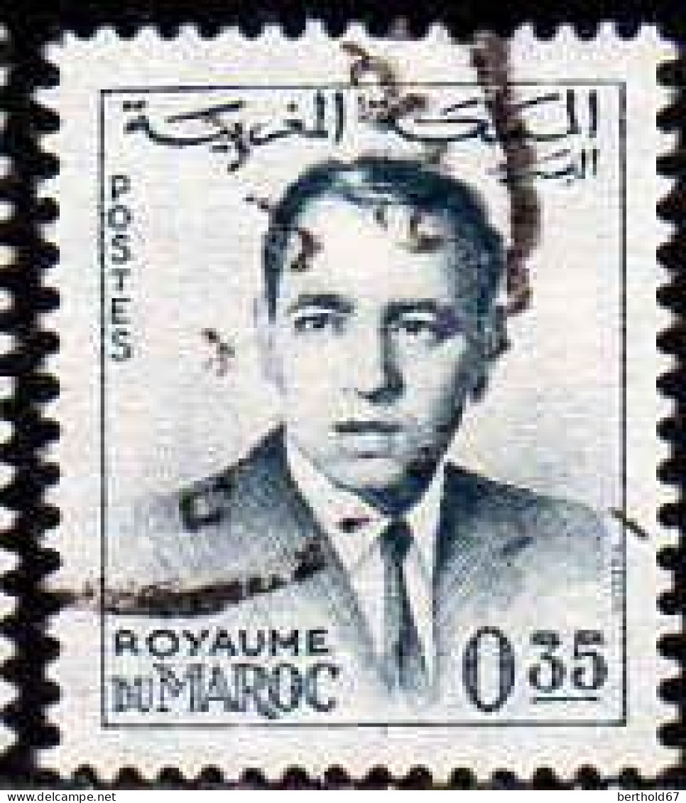 Maroc Poste Obl Yv: 441A Mi:497 Hassan II (cachet Rond) - Marokko (1956-...)