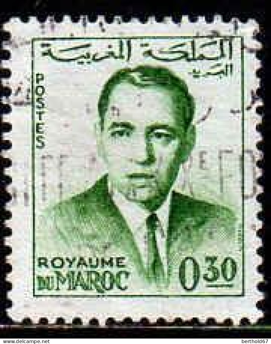 Maroc Poste Obl Yv: 441 Mi:496 Hassan II (Obl.mécanique) - Maroc (1956-...)