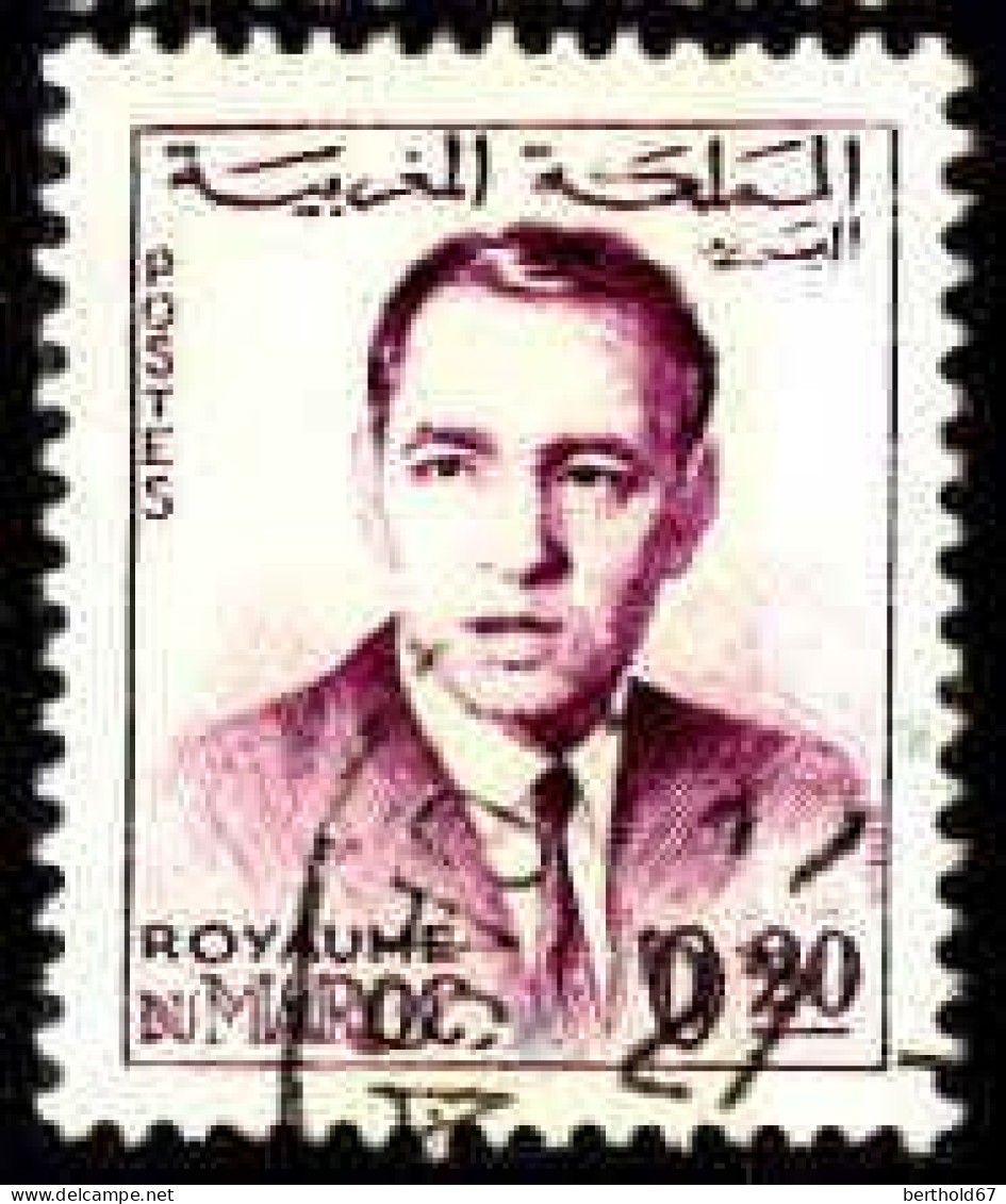 Maroc Poste Obl Yv: 440 Mi:494I Hassan II (Beau Cachet Rond) - Maroc (1956-...)