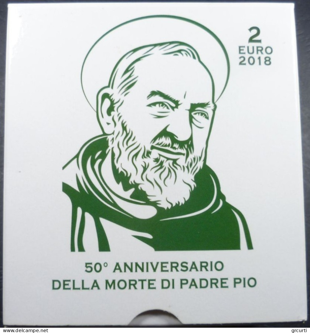 Vaticano - 2 Euro 2018 - 50° anniversario della morte di Padre Pio - UC# 106