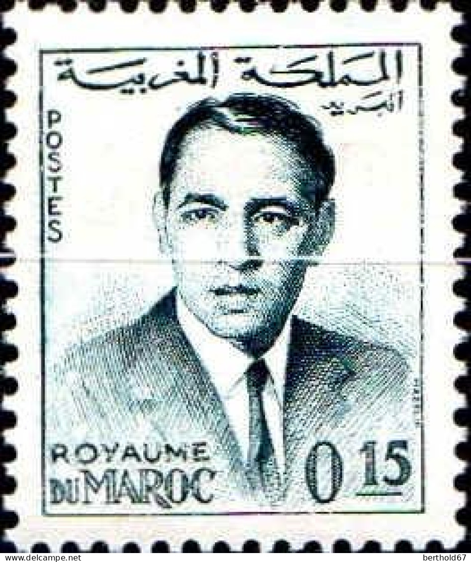 Maroc Poste N* Yv: 439 Mi:493 Hassan II (Trace De Charnière) - Maroc (1956-...)