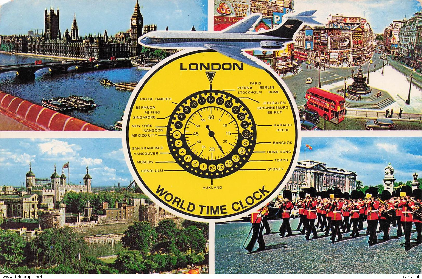 LONDON . WORLD TIM CLOCK . - Other & Unclassified
