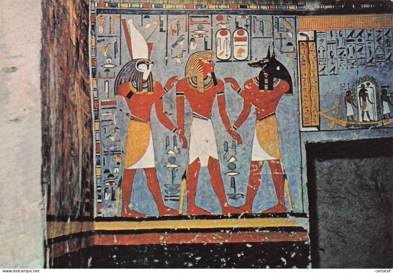 EGYPTE . Le Roi Conduit Par ANUBIS Et HARSIESIS . - Altri & Non Classificati