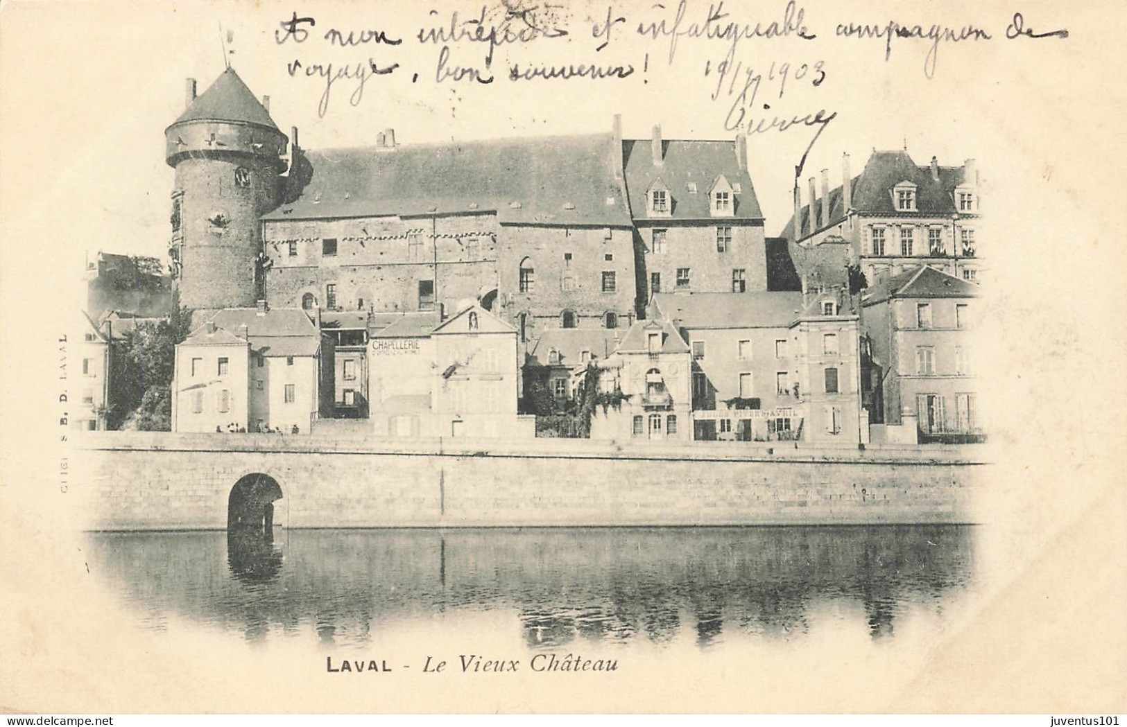 CPA Laval-Le Vieux Château-Timbre     L2916 - Laval