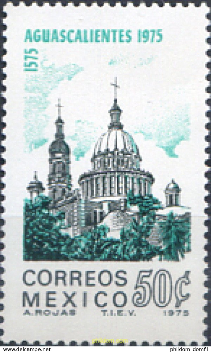 182507 MNH MEXICO 1975 400 ANIVERSARIO DE LA CIUDAD DE AGUASCALIENTES - Mexique