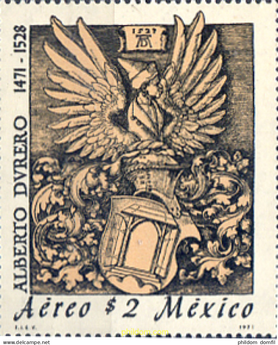 182153 MNH MEXICO 1971 500 ANIVERSARIO DEL NACIMIENTO DE ALBRECHT DÜRER - Mexico