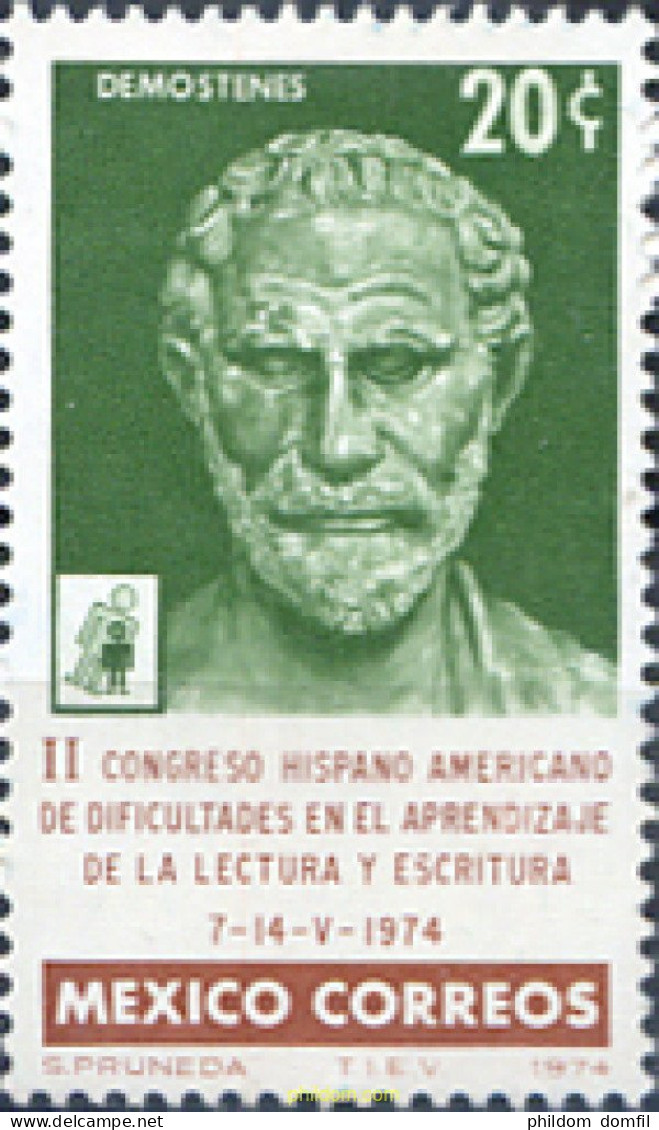 182384 MNH MEXICO 1974 2 CONGRESO HISPANOAMERICANO SOBRE LAS DIFICULTADES DE APRENDIZAJE - Messico