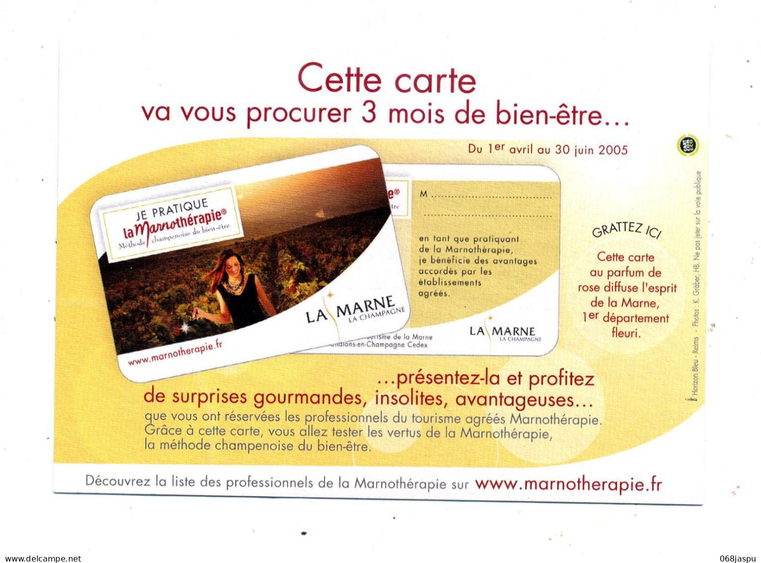 Carte Revez En Couleur Marne - Advertising