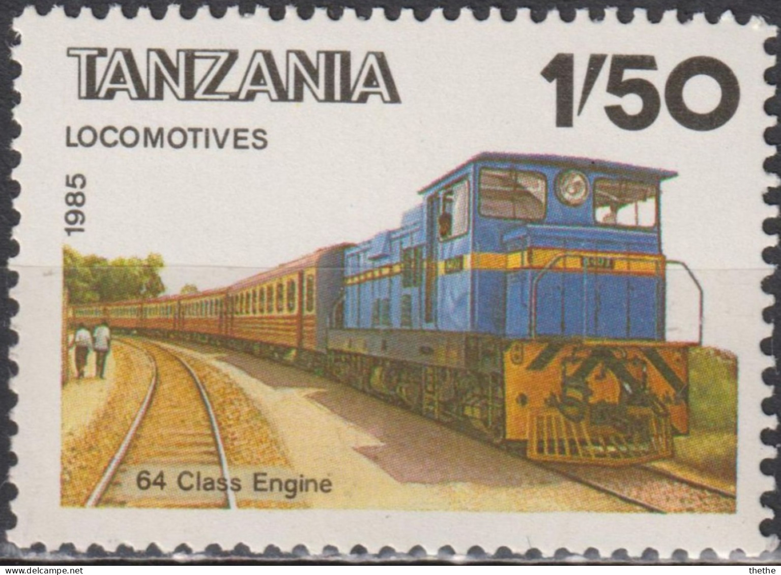 TANZANIE -  Locomotive Class 64 - Trains