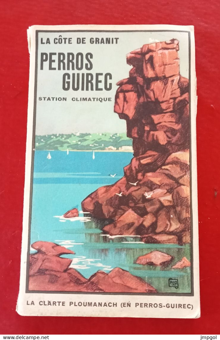 Guide 1935 Perros Guirec La Clarté Ploumanach Trégastel Trestrignel ... Liste Des Maisons Recommandées Hôtels Pensions.. - Reiseprospekte