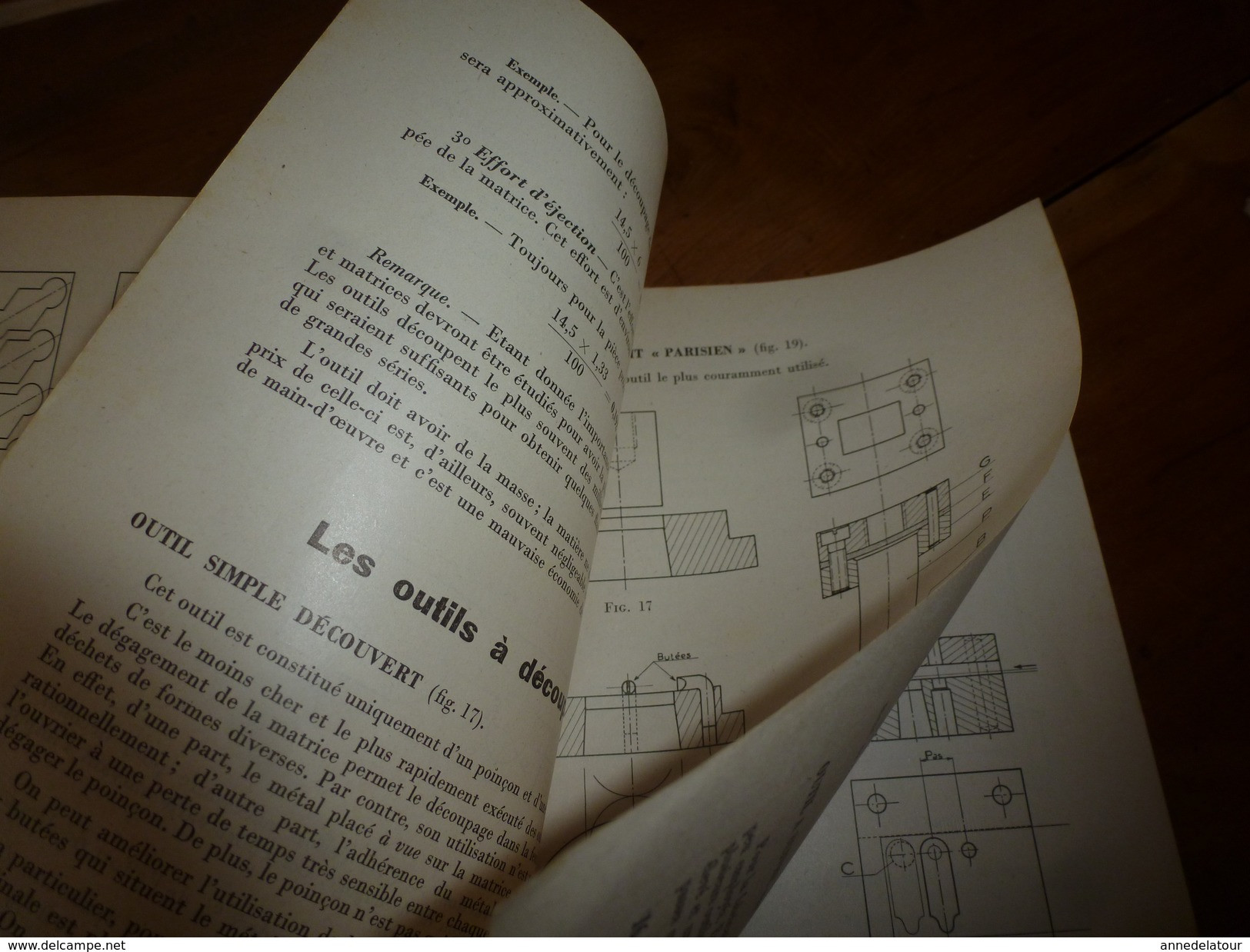 Rare Livre Pour La Pratique (Découpage- Cambrage- Emboutissage ) Par L. Girardot  "L'OUTILLEUR" - 1901-1940