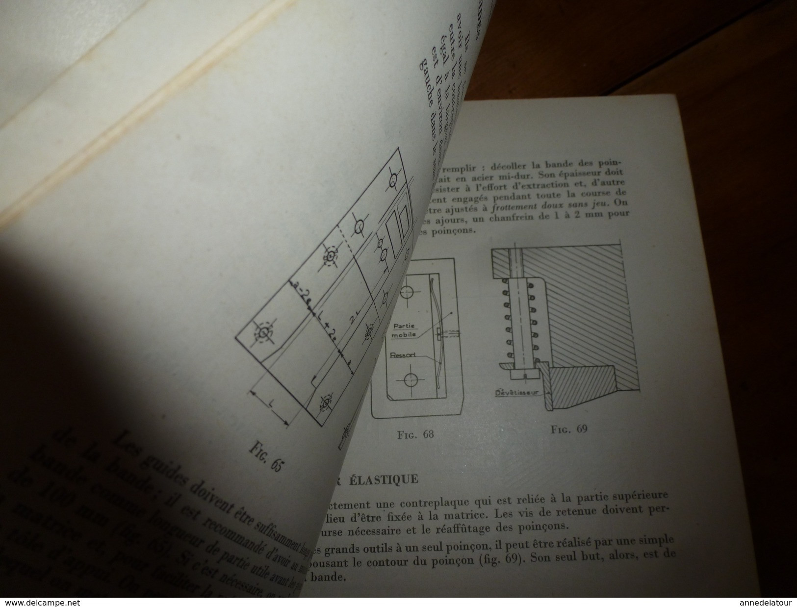 Rare livre pour la pratique (Découpage- Cambrage- Emboutissage ) par L. Girardot  "L'OUTILLEUR"